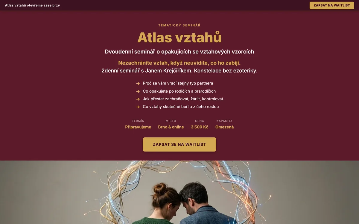 Náhled webu atlasvztahu.cz
