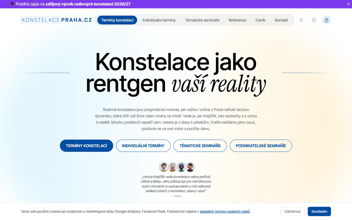 Náhled webu konstelacepraha.cz